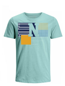 Nexxos Studio - Camiseta para Hombre Tejido de Punto 96% Algodón 4% Elastano Manga Corta Nexxos 39622