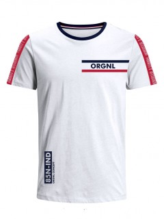 Camiseta para Niño Tejido de Punto 100% Algodón Peinado Abierto Manga Corta Nexxos 45306