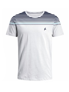 Camiseta para hombre en Tejido De Punto 100% Algodón Peinado Abierto Manga Corta marca Nexxos 39814
