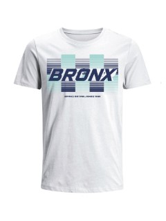 Camiseta Codigo Bronxs para hombre en Tejido De Punto 96% Algodón 4% Elastano Manga Corta marca Nexxos 100109