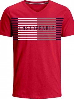 Camiseta para Hombre en Tejido de Punto 96% Algodón 4% Elastano Manga Corta Nexxos 39380
