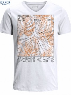 Camiseta para Hombre en Tejido de Punto 100% Algodón Tubular Nexxos 39464